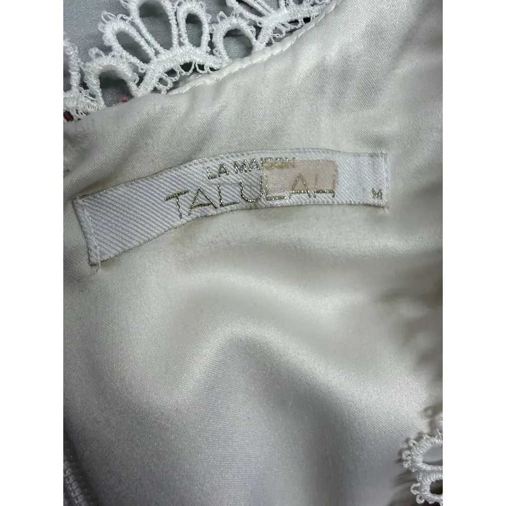 La Maison Talulah Dance & Romance Lacey Eyelet Mini Dress Cottagecore. Sz M